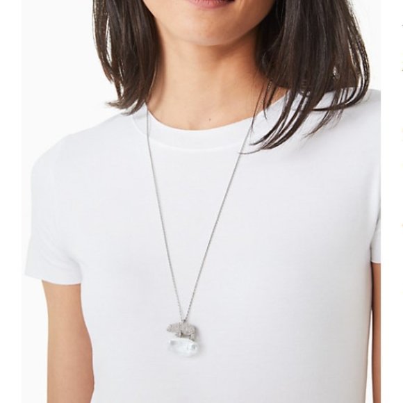kate spade Jewelry - Kate Spade Polar Bear Standing on Iceberg Arctic Friends Statement Necklace